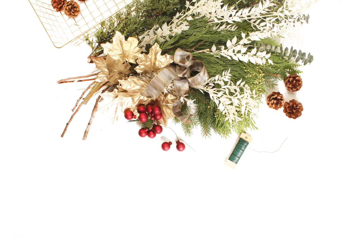 DIY 6ft Luxe Holiday Garland Kit