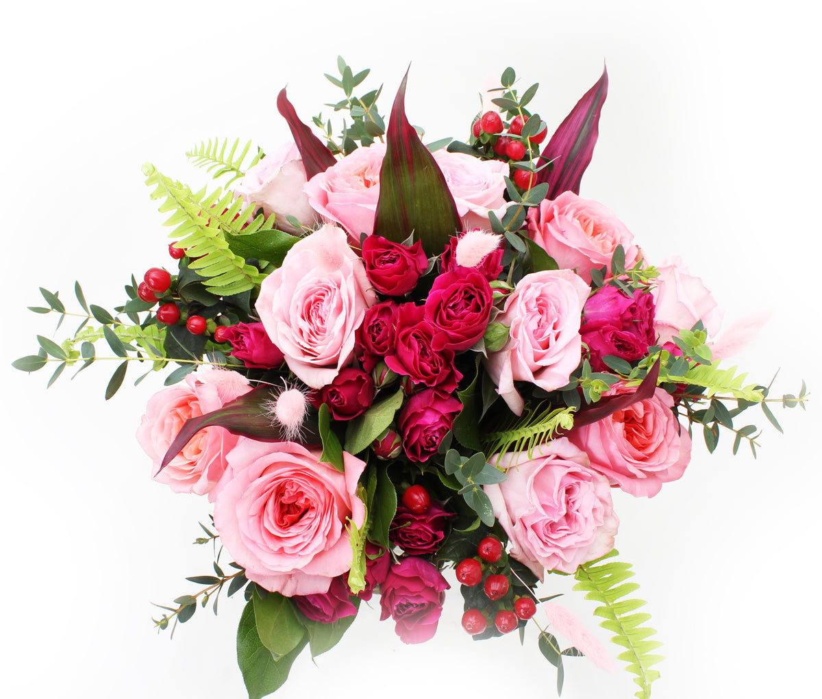 Luxury Dozen Garden Rose Bouquet
